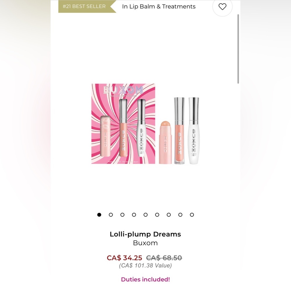 Buxom Lolli-plump Dreams Lip Gloss Set